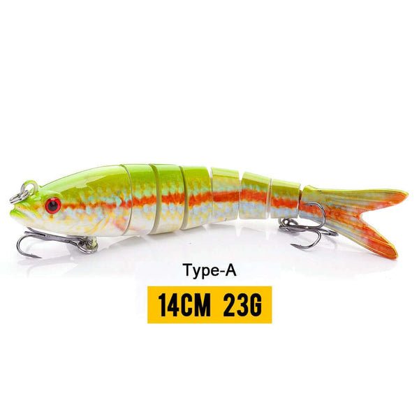 10/14cm Sinking Wobblers Fishing Lures Jointed Crankbait