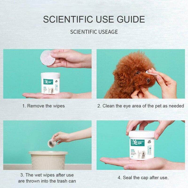 130 Piece / Box Pets Cleaning Wet Wipes, Paper Towels