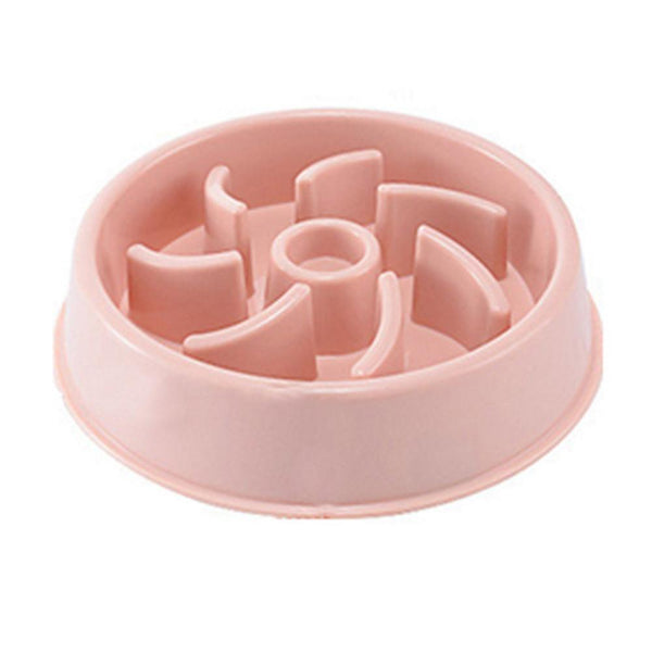 Portable Pet Feeding Bowls Slow Down Eating Food Dishes - in Various Shapes and Colors