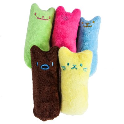 Small Interactive Catnip Plush Chewing Toys for Cats