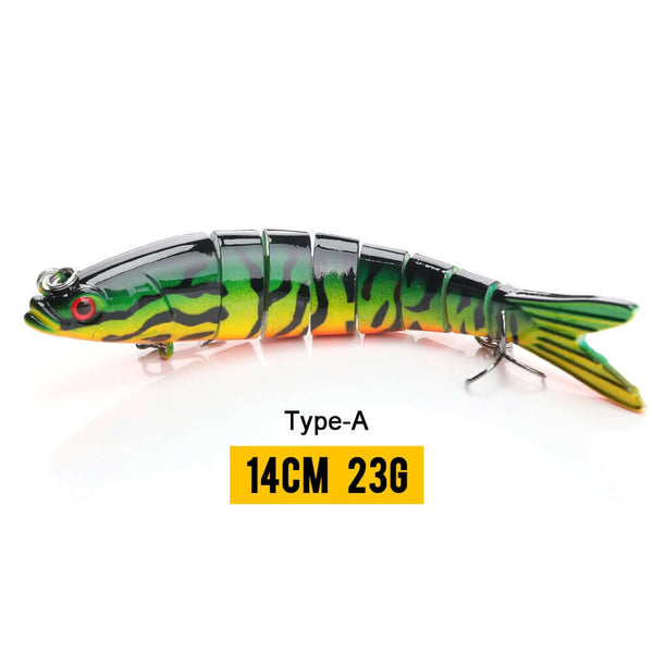 10/14cm Sinking Wobblers Fishing Lures Jointed Crankbait