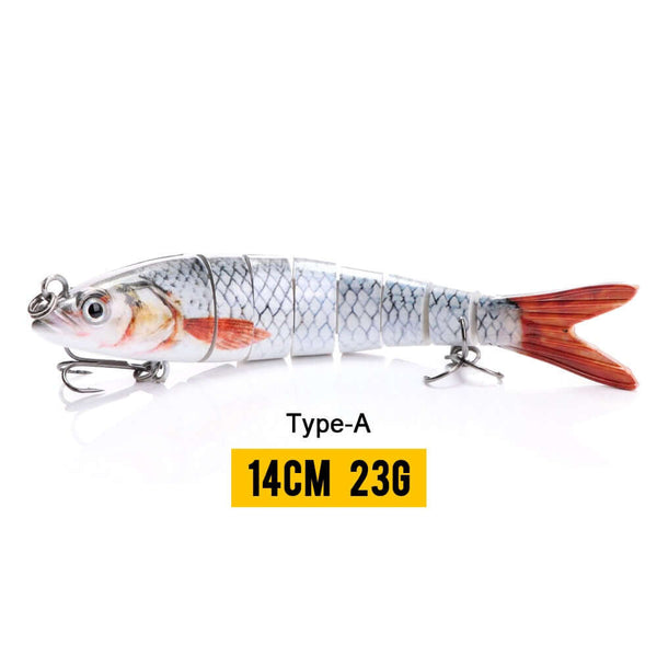 10/14cm Sinking Wobblers Fishing Lures Jointed Crankbait
