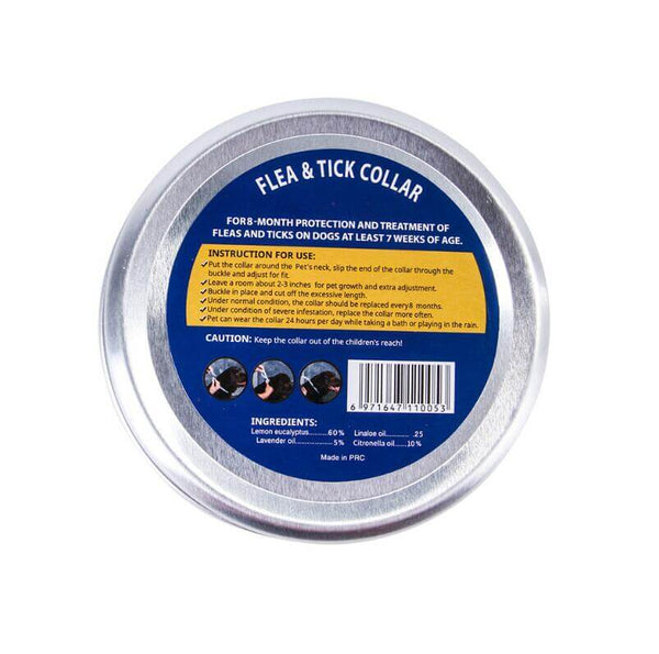 8 Month Flea Tick Collar for Dogs & Cats Adjustable Long-term Protection