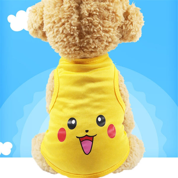 Pets Cartoon Fashion T Shirts for Dogs, Cats