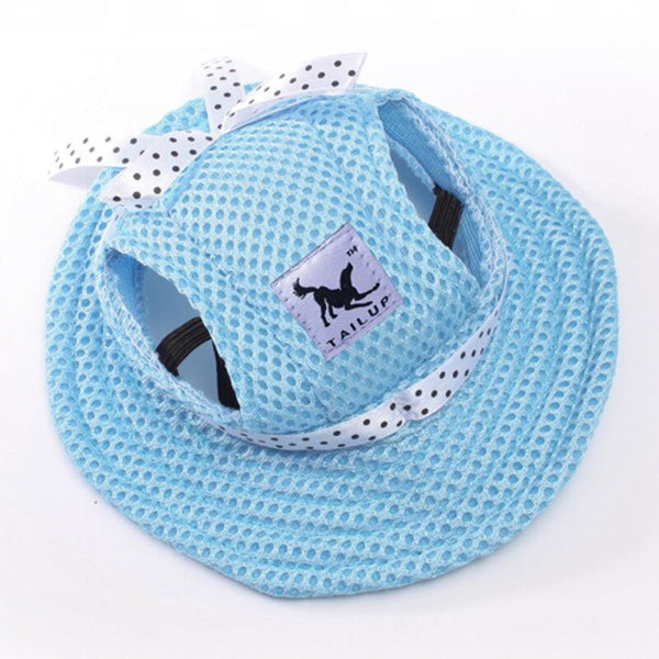 Funny Summer Dog Hat, Pets Princess Cap, Breathable Mesh