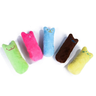 Small Interactive Catnip Plush Chewing Toys for Cats