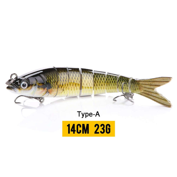 10/14cm Sinking Wobblers Fishing Lures Jointed Crankbait