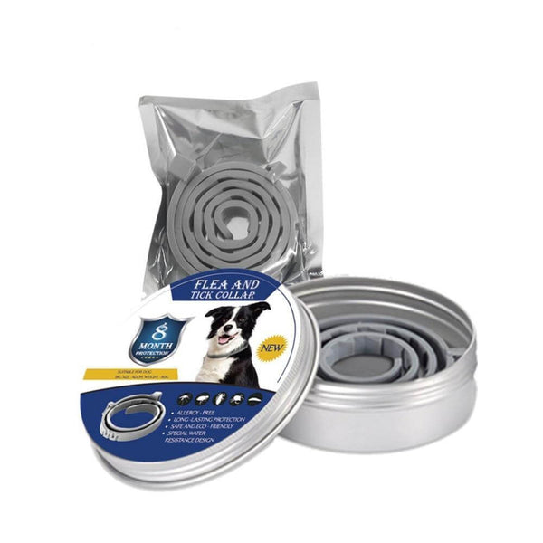 8 Month Flea Tick Collar for Dogs & Cats Adjustable Long-term Protection