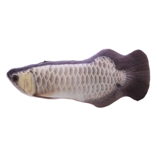 Plush Catnip Mint Stuffed 30-60cm Big Fish Shape Cat Toys