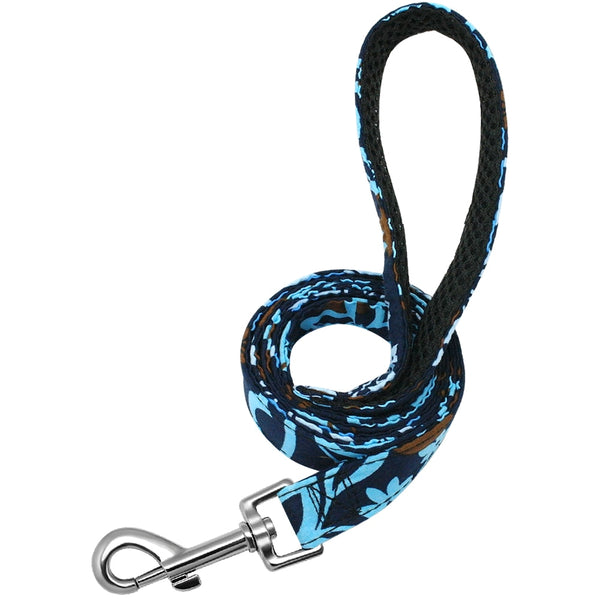 Colorful Pattern Design Printed Nylon Dog Leash - 4ft/1.2m