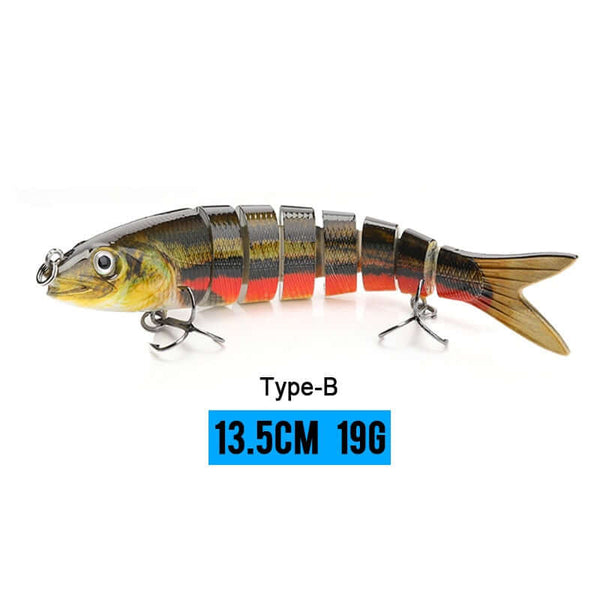 10/14cm Sinking Wobblers Fishing Lures Jointed Crankbait