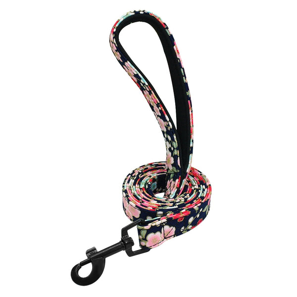 Colorful Pattern Design Printed Nylon Dog Leash - 4ft/1.2m