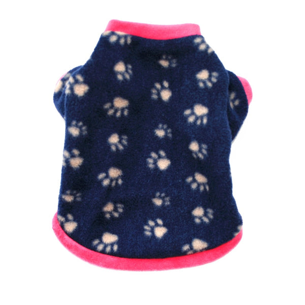 Warm Fleece Dog Pullover Clothes