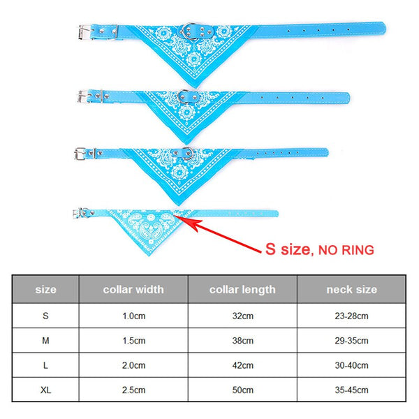 Puppy Neckerchief Adjustable Pet Dog Cat Neck Bandana Collar Scarf Accessories for Cats & Small Dogs Black Red Blue Pink Purple