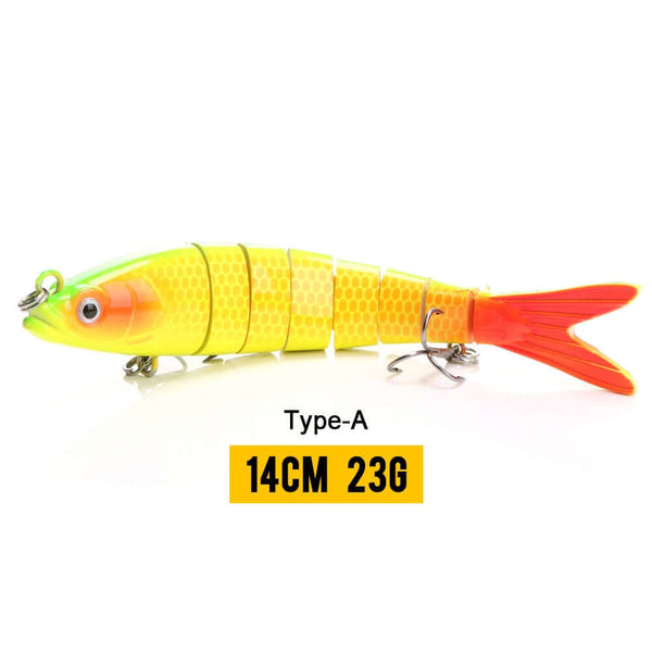 10/14cm Sinking Wobblers Fishing Lures Jointed Crankbait