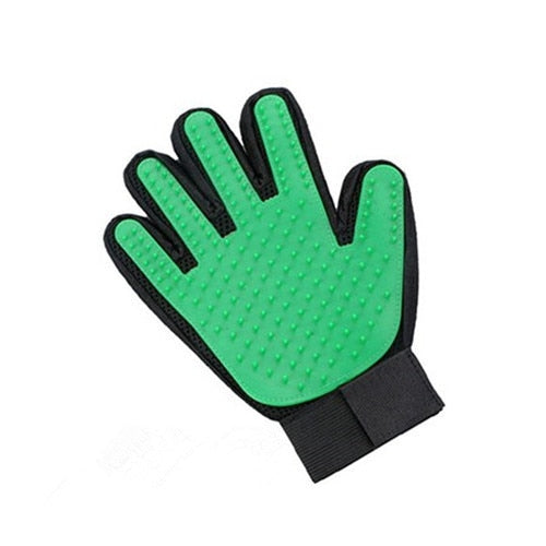 Pet Grooming Gloves Silicone Brush Comb Deshedding Hair for Dogs, Cats