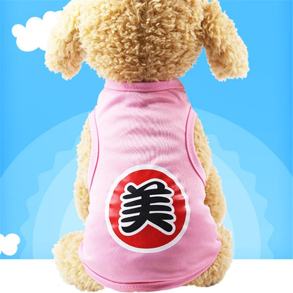 Pets Cartoon Fashion T Shirts for Dogs, Cats