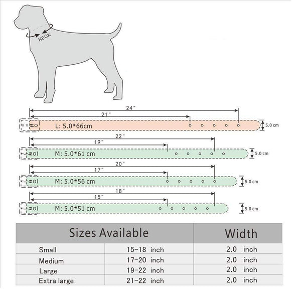 Cool Spikey Studded Dog Collar Artifical Leather Pet Collars for German Shepherd Mastiff Rottweiler Bulldog