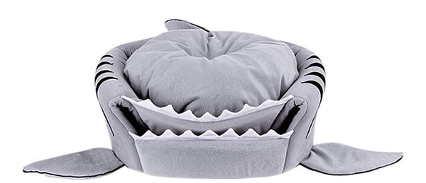 Cat's Shark Shaped Bed House Sweet Basket Nest