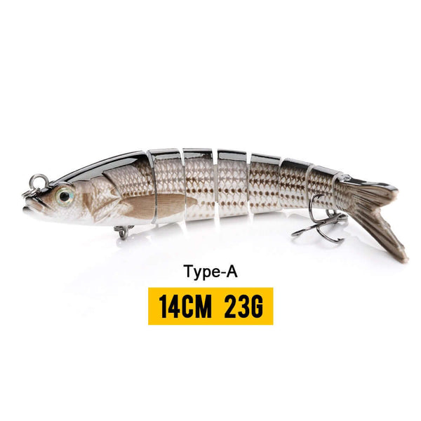 10/14cm Sinking Wobblers Fishing Lures Jointed Crankbait