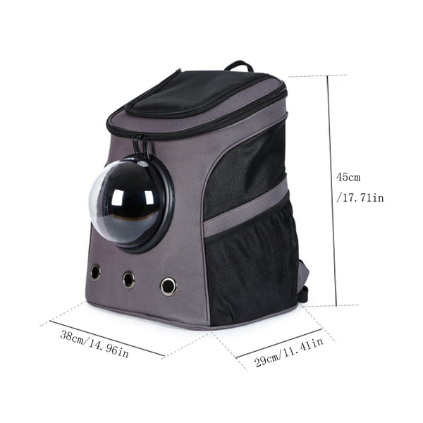 Space Capsule Window Pet Carrier Travel Bag