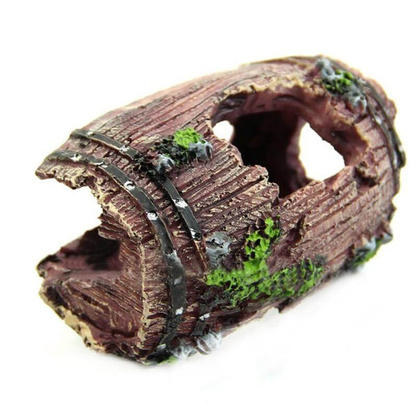 Broken Barrel Resin Aquarium Ornament Decorations Cave Landscaping Accessories For Fish Tank Background
