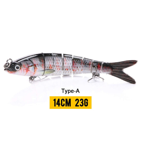10/14cm Sinking Wobblers Fishing Lures Jointed Crankbait