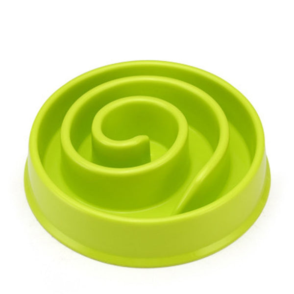 Portable Pet Feeding Bowls Slow Down Eating Food Dishes - in Various Shapes and Colors