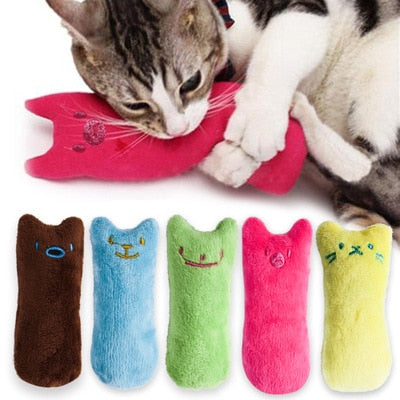 Small Interactive Catnip Plush Chewing Toys for Cats