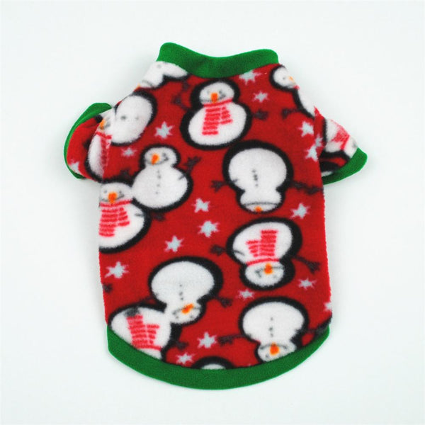 Warm Fleece Dog Pullover Clothes