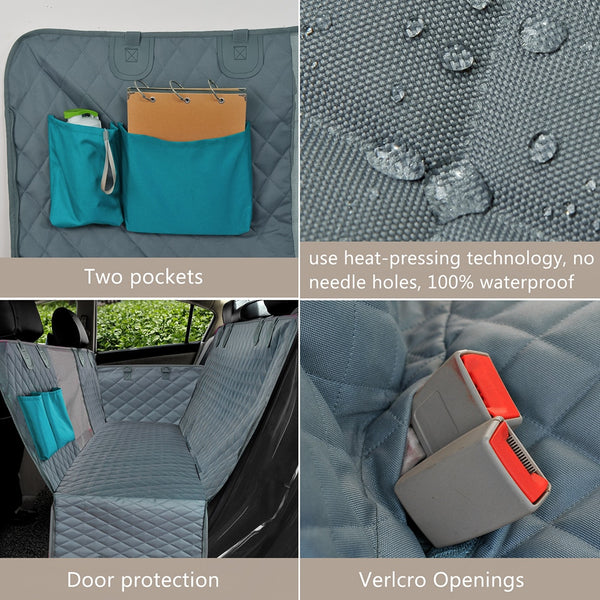 Dog Car Back Seat Cover Waterproof Pet Transport Backseat Protector Mat