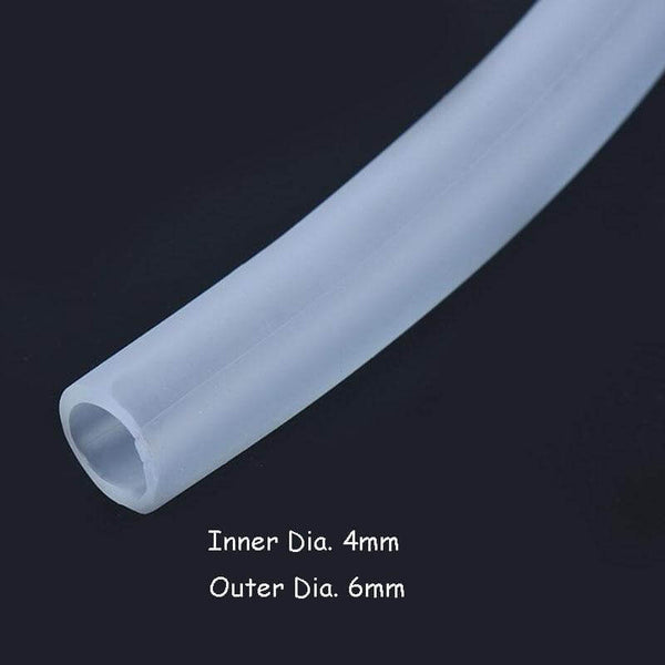 Aquarium 1-10m Oxygen Pump Hose, 4x6mm Pump Tube Transparent / Black Color