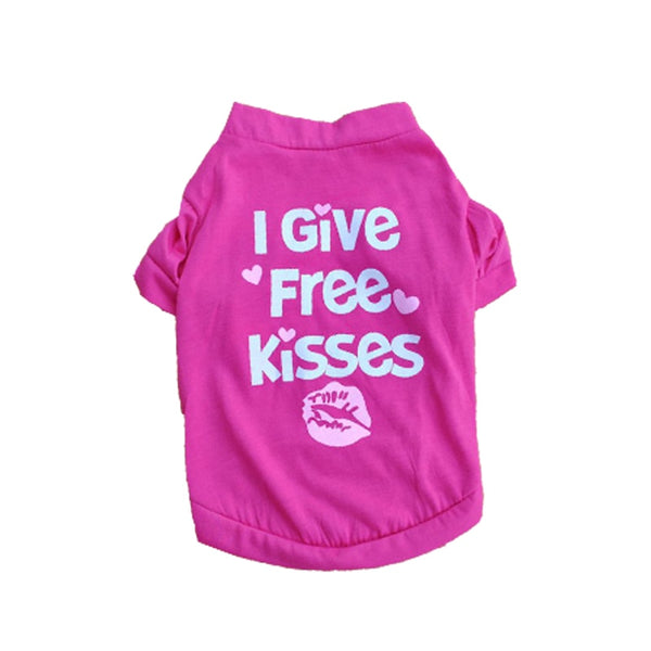 Dog Clothes Summer Clothing Vest Shirt with Different Messages and Designs