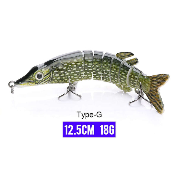 10/14cm Sinking Wobblers Fishing Lures Jointed Crankbait