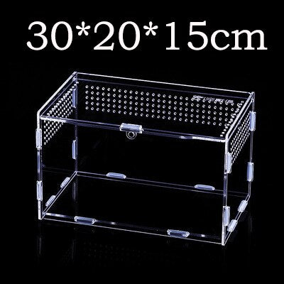 Transparent Acrylic Reptile Breeding Box Various Sizes