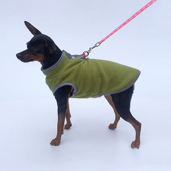 Dog Clothes Winter Autumn Warm Fleece Vest T-Shirt