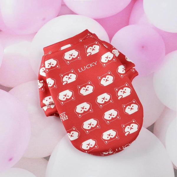 Cartoon Theme Colorful Sweatshirt for Small Dogs and Cats