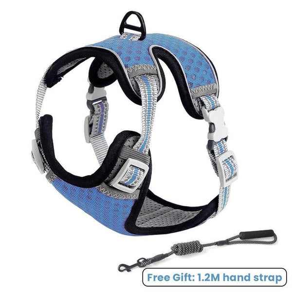 Adjustable Mesh Harness For Cats Reflective Vest Harness and Leash Set