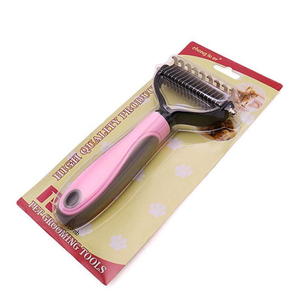 Fur Knot Cutter Grooming Hair Removal Brush Tools for Dogs, Cats