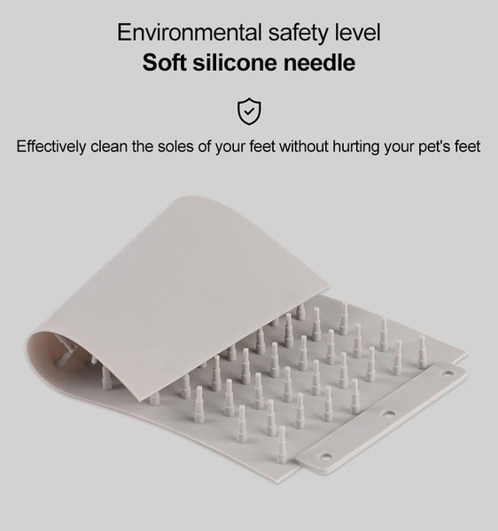 Electric Fully Automatic Pet Paw Cleaner Cup Cat, Dog Foot Washer with Soft Silicone Brushes