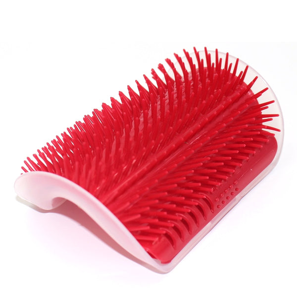 Cat Self Groomer Wall Brush Corner Massage Brush Comb Pads