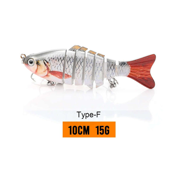 10/14cm Sinking Wobblers Fishing Lures Jointed Crankbait