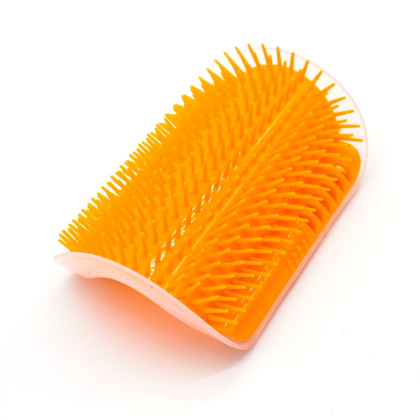 Cat Self Groomer Wall Brush Corner Massage Brush Comb Pads