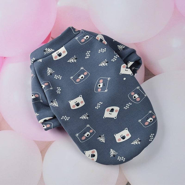 Cartoon Theme Colorful Sweatshirt for Small Dogs and Cats