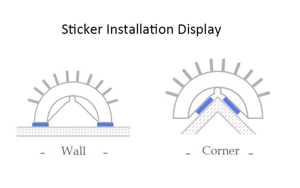 Cat Self Groomer Wall Brush Corner Massage Brush Comb Pads
