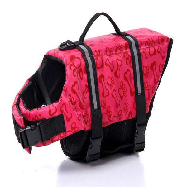 Dog Life Vest Summer Printed Pet Safety Jacket Swimwear