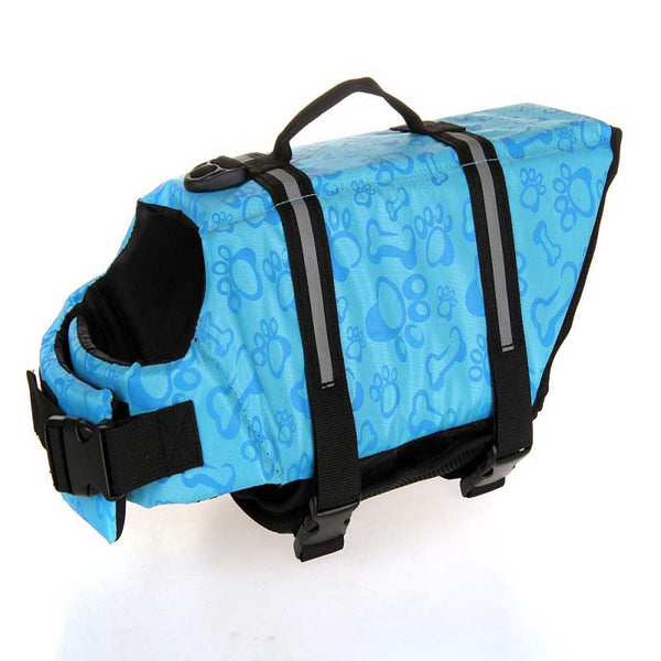 Dog Life Vest Summer Printed Pet Safety Jacket Swimwear