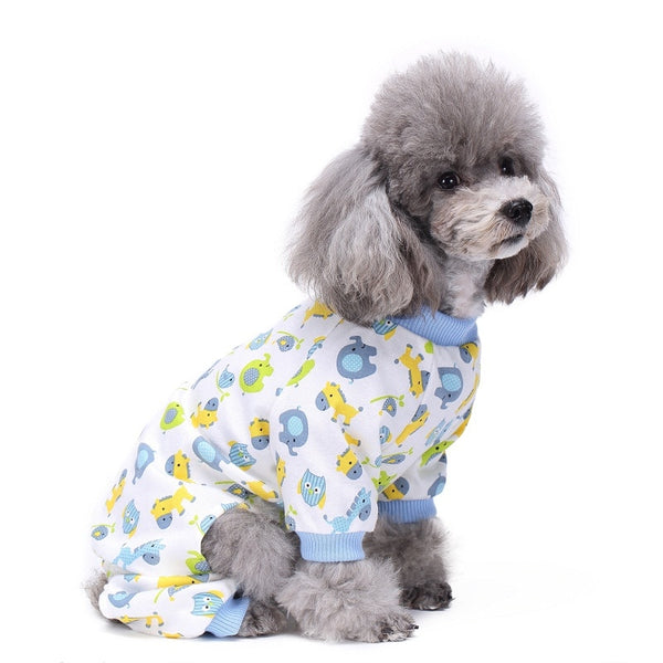 Pet Pajama Style Jumpsuit For Small Dogs