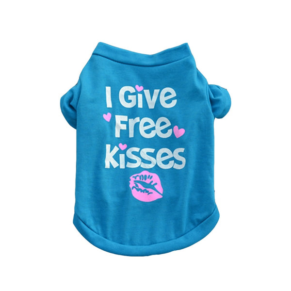 Dog Clothes Summer Clothing Vest Shirt with Different Messages and Designs