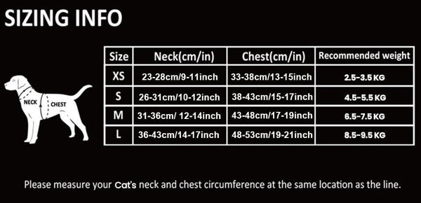 Adjustable Mesh Harness For Cats Reflective Vest Harness and Leash Set